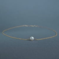 Image 3 of Collier fin perle de culture