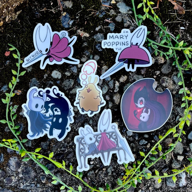 Hollow Knight / Silksong Stickers
