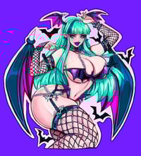 Image of Goth Morrigan sticker