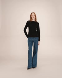 Image 2 of Top Reversible Lurex Negro Timothee