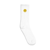 Image 2 of NWP Embroidered Crew Socks