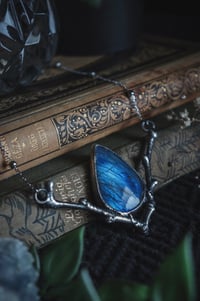 Image 1 of Real twigs with blue labradorite