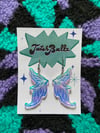 Iridescent Fairy Wing Earrings