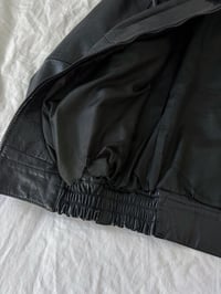 Image 3 of Vintage oversized leather jacket // L