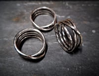Chunky Hammer Wrap Ring
