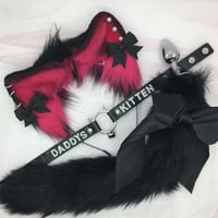 Pink / black kitty 🐱 Kitten Set 