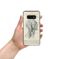 Image 8 of Antique Anatomical Illustration Veins of the Human Head Clear Case for Samsung®