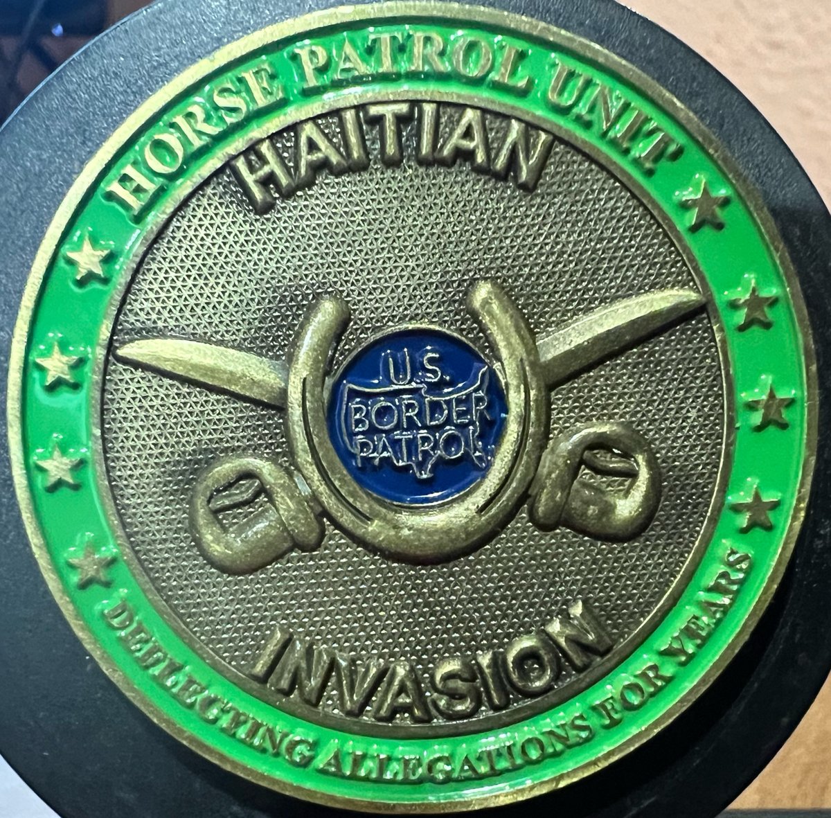 Image of DEL RIO HPU - HAITIAN INVASION "WHIPPING ASS" COIN
