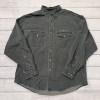 Image 1 of Vintage Eddie Bauer 3 Fly Denim Button Up - XXL 
