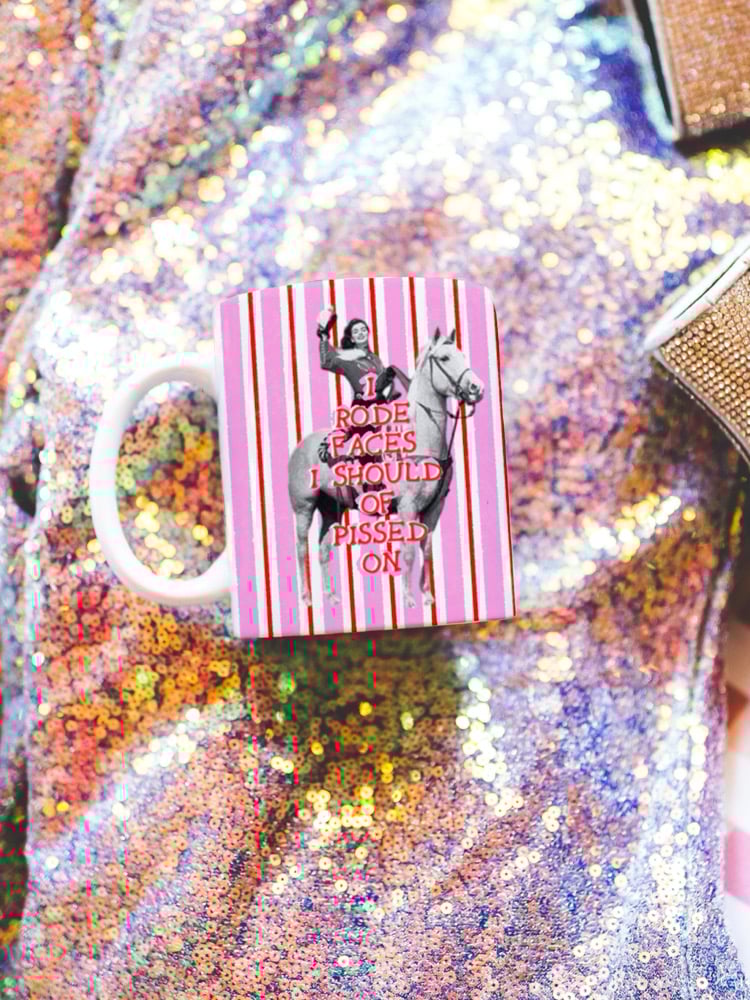 Image of I rode faces I should of…  mug 