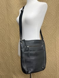 Image 1 of THE SAK genuine leather black crossbody bag 