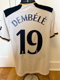 Image 3 of Tottenham Hotspur “DEMBÉLÉ 19” 2016/17 Home Shirt + UCL patches (M)