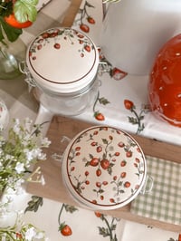 Image 2 of The Sweet Strawberry Mason Jars ( Set or Singles )