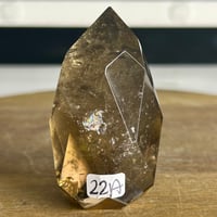 Image 1 of Smoky Quartz Faceted Flame (22A)
