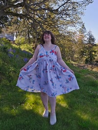 Image 1 of Smurf Tie Tank Dress