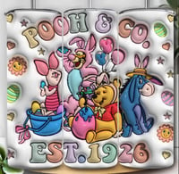 Pooh & co Easter 20oz tumbler