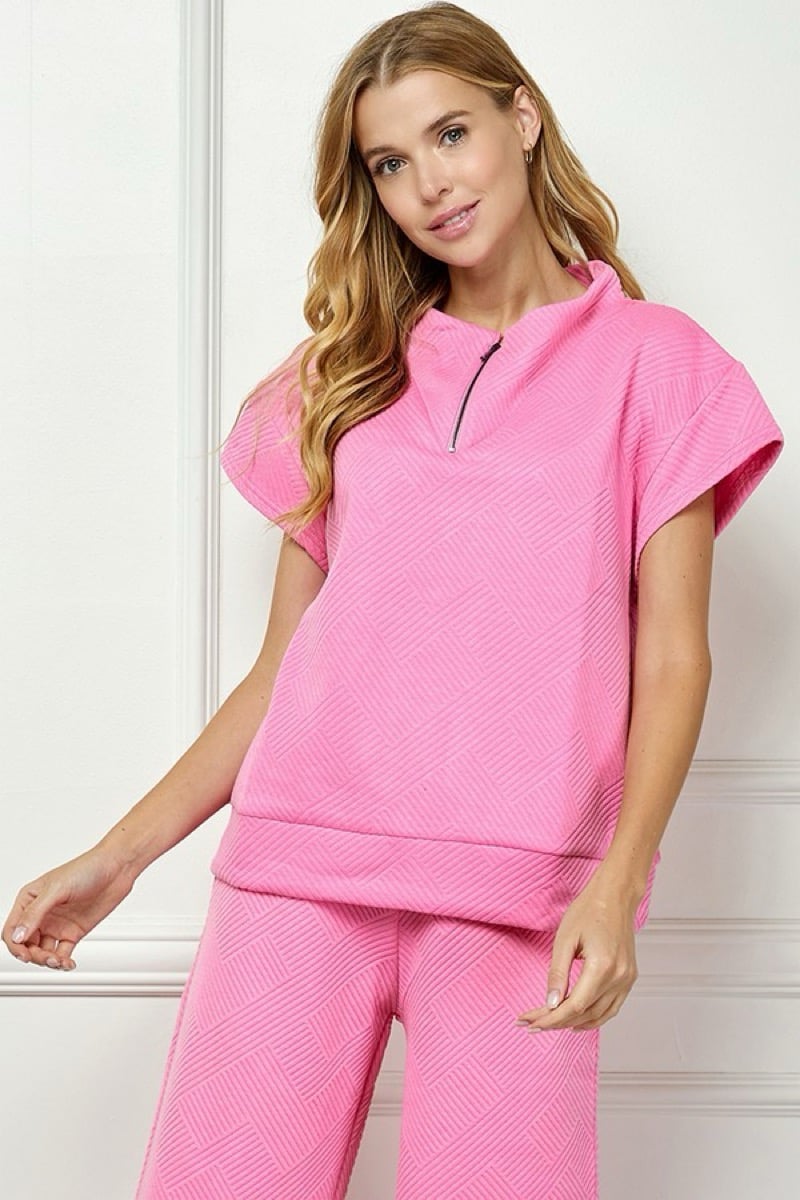 Image of Pink Zip Top Set