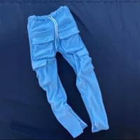 Cloud sweats cargo pocket (light blue)