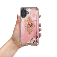 Image 11 of Pastel Pink Tattered Texture Rose Gold Goth Lolita Kawaii Inspired Clear Case for iPhone®