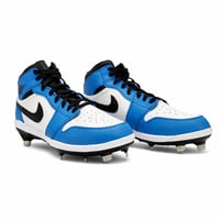 Image 2 of Men’s Jordan 1 “CAROLINA BLUE” Cleats