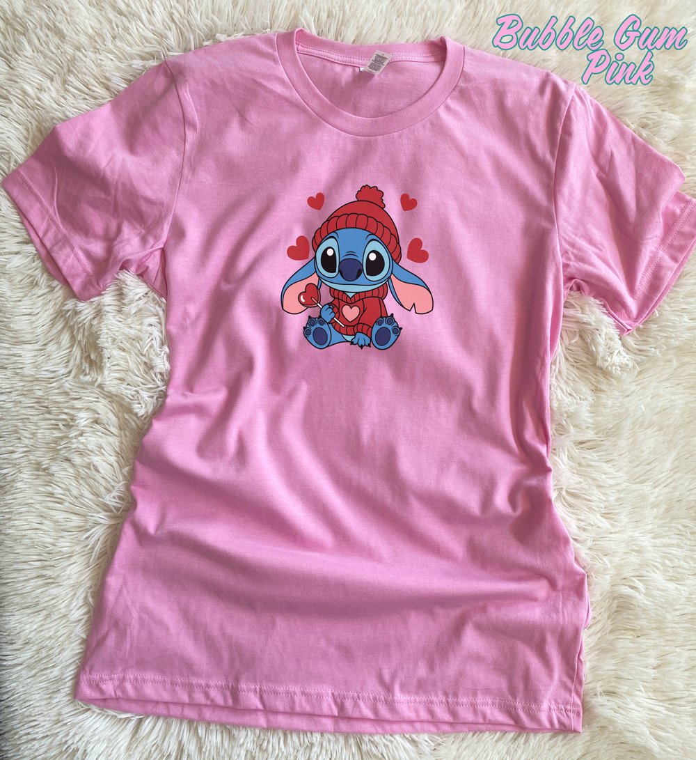 Image of Stitch Lollipop T Shirt