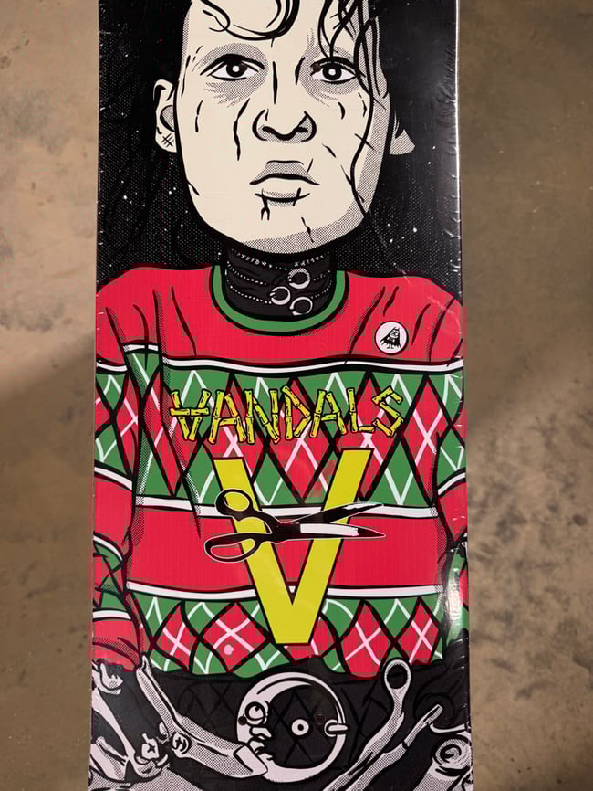 The Vandals House of Blues Christmas Formal 2019 skateboard