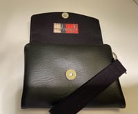 Image 3 of Kimiya Wallet-Purple Yellow Flowers Ankara African Print