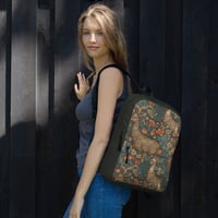 Image 1 of Boho Nature Cottagecore Inspired Deer in The Forest Backpack