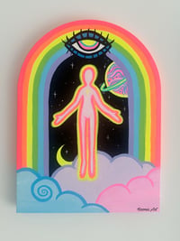 Image 1 of Floating thru portals Canvas