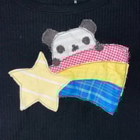 Image 2 of panda star tshirt