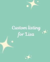 Custom listing for Lisa