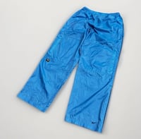 Image 2 of VTG Y2K Nike Track Pants Sz L (Carolina Blue)