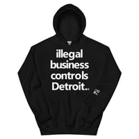 Illegal Business Controls Hoodie Black