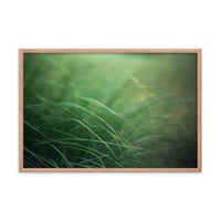 Image 1 of "Wavy Grass" Framed poster