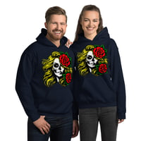 Image 6 of Blonde sugar skull Unisex Hoodie