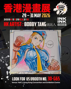 Image of Hong Kong Comic Con 2026 Original Art Pre SALE - E // Bobby Tang
