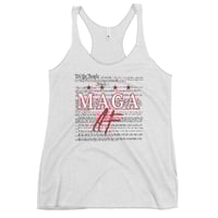 Image 2 of MAGA AF - We The People - Women's Racerback Tank from PatriotsCo