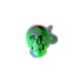 Image of Holographic Green Skull Sticker