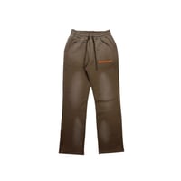 Image 3 of NULLA CULPA FADED BROWN PATCH SWEAT SUIT FULL SET