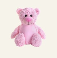Pink Personalised Teddy Bear