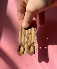 Oval earrings 