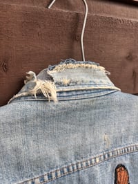 Image 5 of Rare 1970s Wrangler Denim Jacket with Honda Patch - Size Medium