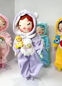 Image 4 of RESERVED FOR ALLISON CAREBEAR INSPIRED MEDIUM ART DOLL