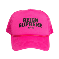 Image 1 of Varsity Trucker - Pink
