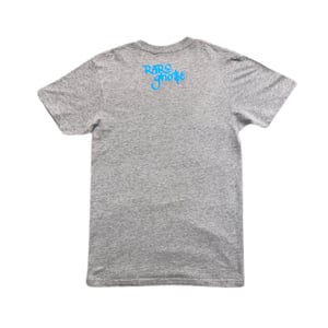 Image of Ghost Abbreviation Tee in Grey/Black/Teal