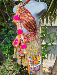 Image 10 of Myla Tassel Top - Brown Rust cream