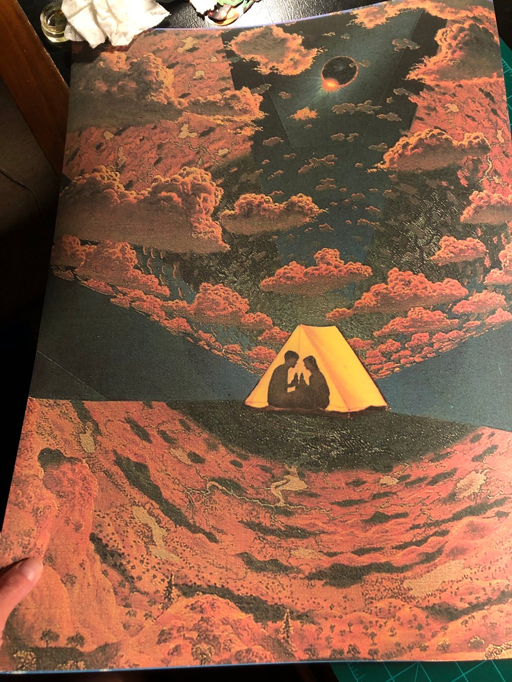 Eclipse camping poster 