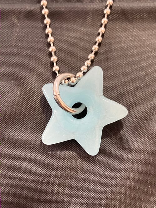 Image of sky blue star