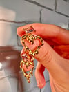 GEM MELTING HEART EARRINGS 