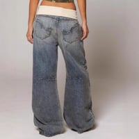 Image 1 of Retro Drift Wide-Leg Denim